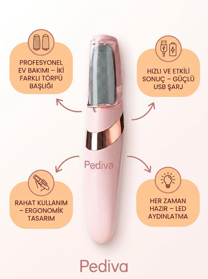 Pediva Şarjlı Ayak Törpüsü 3
