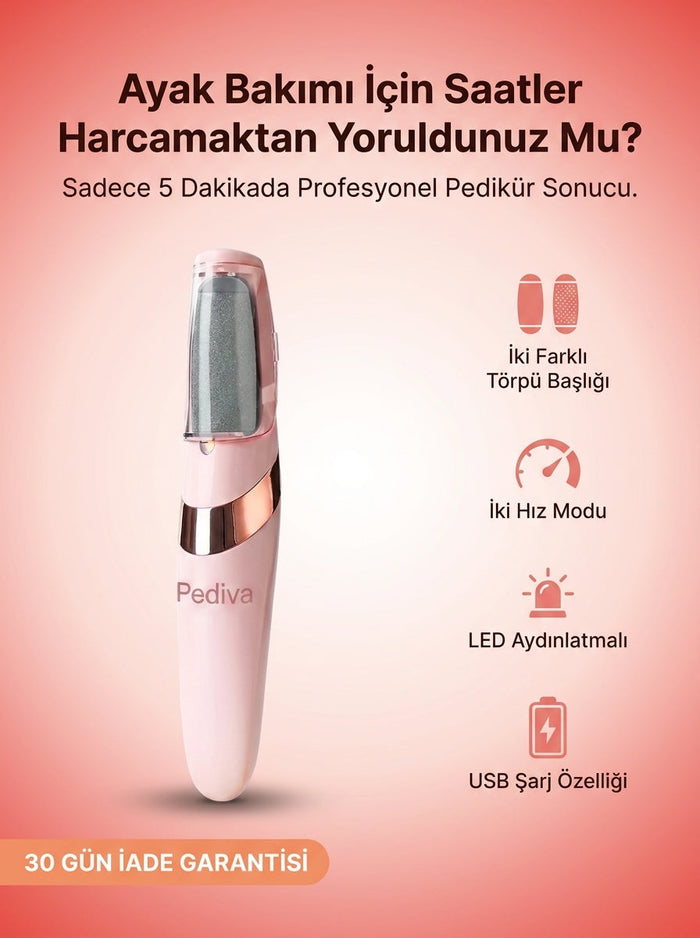 Pediva Şarjlı Ayak Törpüsü 8