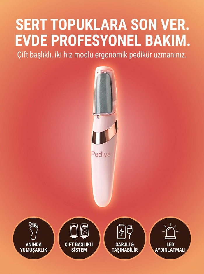 Pediva Şarjlı Ayak Törpüsü 9